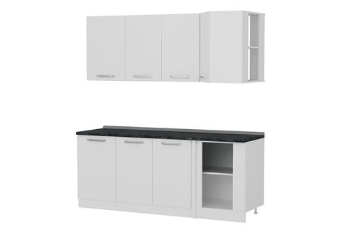 MİNAR 200CM KÖŞE MUTFAK DOLABI BEYAZ K200B1