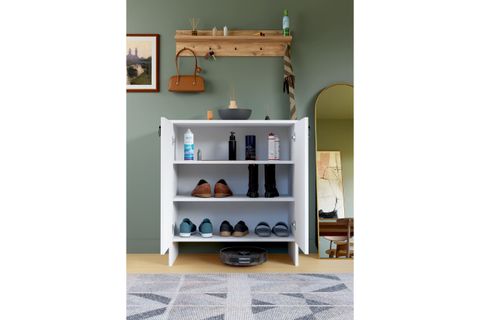 KABİ İKİ KAPAKLI ÇOK AMAÇLI DOLAP, BEYAZ