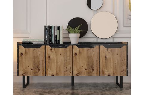 AVMPARK MARBLE KONSOL, ATLANTİK ÇAM SİYAH MERMER