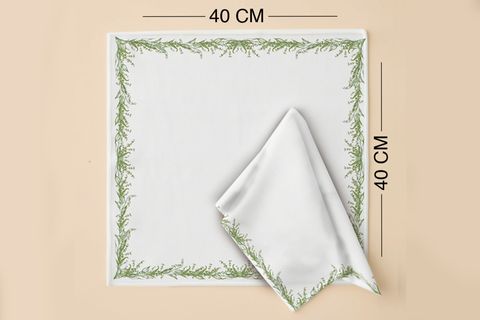 VİYANA BORDÜR PAMUKLU ALTI ADET PEÇETE