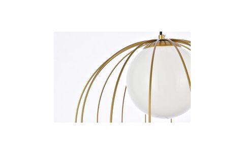 EVREN BEYAZ CAMLI KAFES SARKIT AVİZE, GOLD