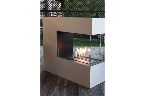 REHOME KORFLAME CAVALETTO TAŞINABİLİR ŞÖMİNE BEYAZ