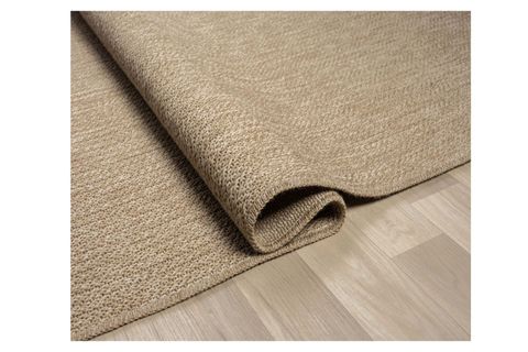 QUEEN SERİSİ JÜT HASIR GÖRÜNÜMLÜ DOKUMA MAKİNE HALISI, BEJ, 160X200, 670