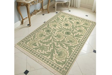 MİNT ÇİÇEK DOKUMA TABAN HALI, 538 YNG, 80X150 CM