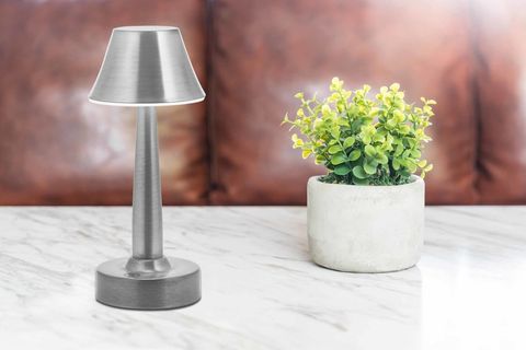 AVONNI LED MASA LAMBASI, METAL, NİKEL KAPLAMA 64006N