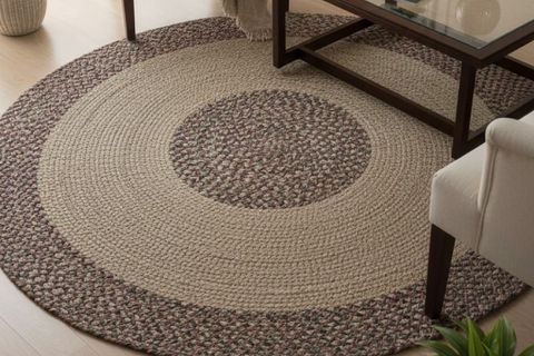 DUNE RUSTİK YUVARLAK HALI, ÇOK RENKLİ, 120 CM