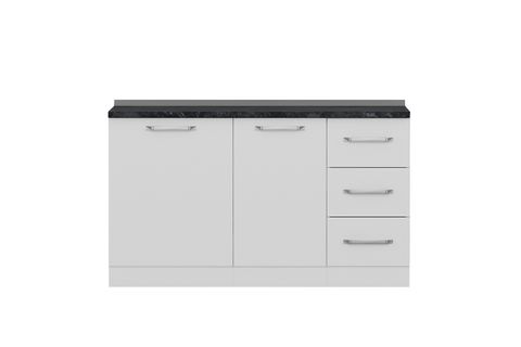 MİNAR 145 CM MUTFAK DOLABI BEYAZ 145-B1-ALT MODÜL