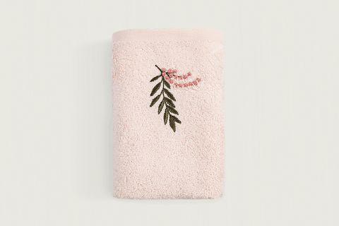 IRYA RINA EL ISI NAKIŞLI HAVLU, PEMBE, 30X50