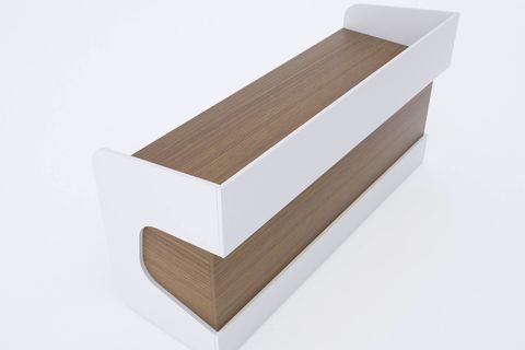 BANKO 1 120 CM CEVİZ BEYAZ