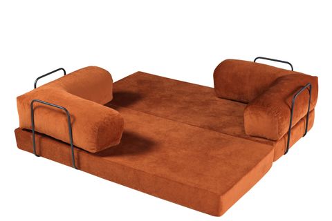 LİNA ÇOK AMAÇLI YATAKLI AKTİVİTE KOLTUĞU, KİREMİT, 80X160