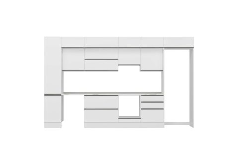 ALVİNKA 395X240 CM MUTFAK DOLABI, MBB E90B45S60 1 BEYAZ SUNTALAM