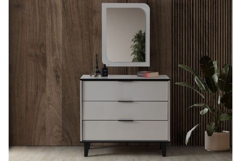 BALİ ÇEKMECELİ AYNALI ŞİFONYER