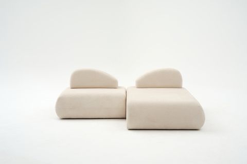 LİVA KÖŞE KOLTUK, UZANMALI, KREM