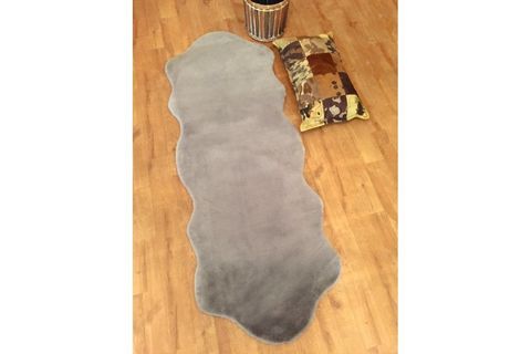 TAPPETO REX TAVŞANI POST HALI, GRİ, 75X300