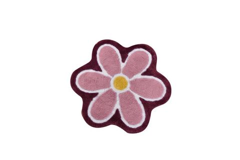 CHİLAİ HOME FLOWER MOR ÇAP 90 CM BANYO HALISI