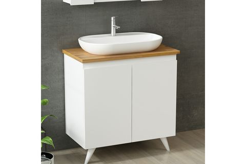 NİKA BANYO DOLABI 85CM AY2K 2K1A TZG BEYAZ