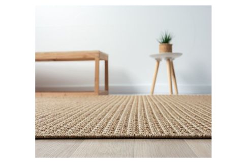 ESSE HAV TOZ VERMEZ KOLAY TEMİZLENEN HASIR DOKU SİSAL HALI, KAHVE, 100X250, 667