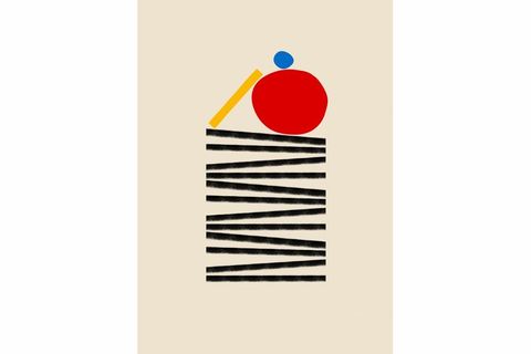 ÇİZGİSEL KANVAS TABLO 50X70 CM
