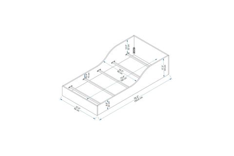 ARNETTİ OYA 90X190 ÖLÇÜLERİNDE YATAK UYUMLU TEK KİŞİLİK KARYOLA, BEYAZ - OYA