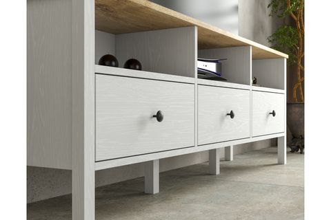 LUMERA MODERN TV ÜNİTESİ, 3 ÇEKMECELİ 3 BÖLMELİ, 160 CM