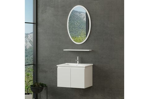 NİKA BANYO DOLABI 65CM AS2K 1EA1R ETJ BEYAZ