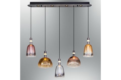 ÖZCAN AYDINLATMA HOLEE BEŞLİ SIRALI SARKIT, MİX MİXED, 2858-5AS-28