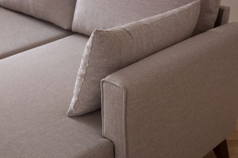 GLORİA MİNİ KÖŞE KOLTUK, KREM, SOL KÖŞE