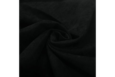 DEKORSTİLİM KADİFE FON PERDE SİYAH PİLELİ TEK KANAT 100X260