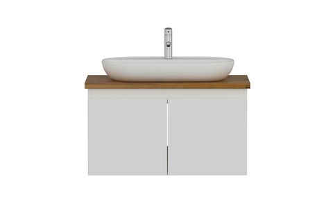 NİKA BANYO DOLABI ALT 85CM AS2K TZG BEYAZ