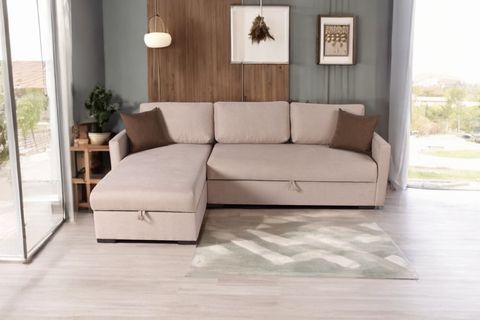 FLEXİ YATAKLI KÖŞE KOLTUK, BEJ