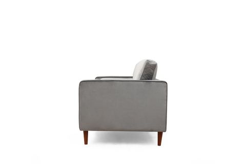ROME THREE SEATER,STEEL GREY