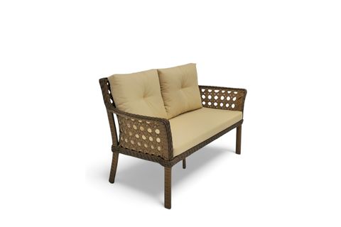 MOVA RATTAN İKİLİ BAHÇE MOBİLYASI, KOYU KAHVE