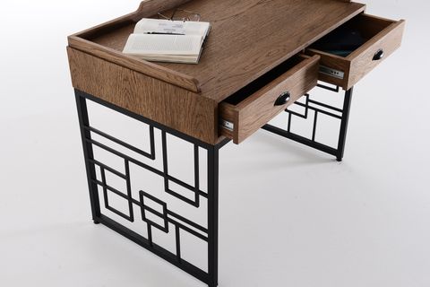 AHŞAP SOKAĞI NETARO AHŞAP OKUMA MASASI, NATUREL