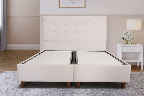 LUNA NERA BAZA VE BAŞLIK SETİ, KREM, 150X200