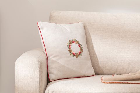 WİNTER WREATH NAKIŞLI  KIRLENT KILIFI