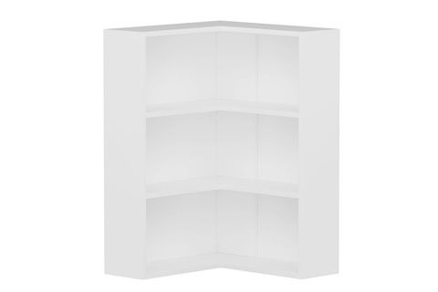 ADEL KÖŞE KİTAPLIK, BEYAZ, 2 RAFLI