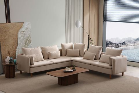 LUMA KÖŞE KOLTUK TAKIMI, KIRIK BEYAZ