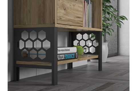 LARA PREMIUM KONSOL, ATLANTİK ÇAM SİYAH
