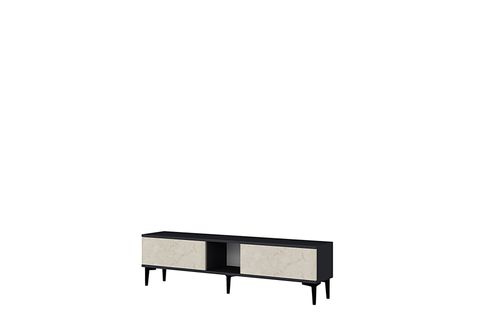 APLOS TV SEHPASI, ANTRASİT TRAVERTEN, 150 CM, TSA1599AT