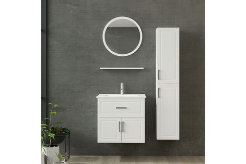 SANYA BANYO DOLABI AS2K1Ç82, BEYAZ, 65CM