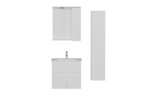 NİKA BANYO DOLABI AS2K1Ç64, BEYAZ, 65 CM