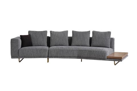 SOLİD DÖRTLÜ KANEPE, KOYU GRİ