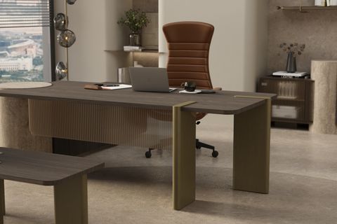 AVANOS OFİS MASA TAKIMI, 220 CM, SAĞ, REMBRAND