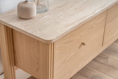 HAVEN TV SEHPASI, MEŞE TRAVERTEN, 180 CM