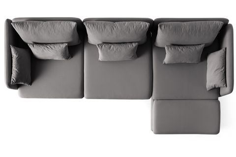 BUDAPEST MODÜLER RELAX KÖŞE KOLTUK, ANTRASİT