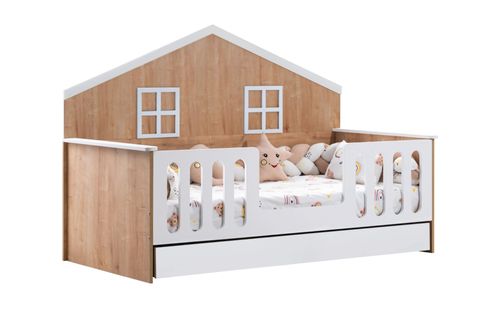 BELLO YAVRULU MONTESSORİ YATAK, CEVİZ