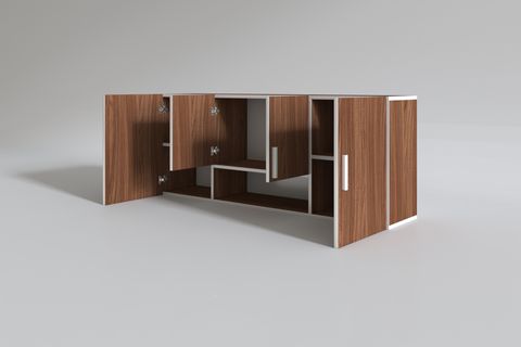 FLORO HAZIR MUTFAK DOLABI, CEVİZ