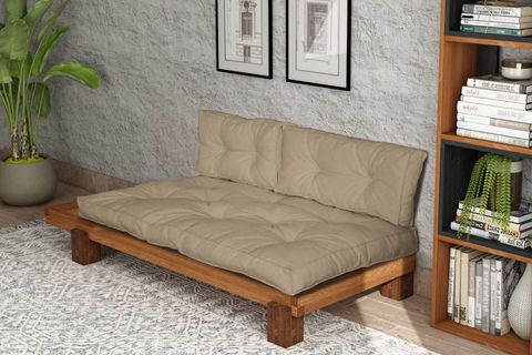 WOODESK ARİN MASİF SEDİR, TİK-CAMEL RENK, CPT8311-200