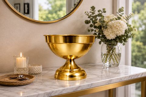 ELİSA ŞEKERLİK ANAHTARLIK VAZO, METAL, GOLD