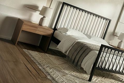 BREEZE METAL KARYOLA, SİYAH, GRİ 180X200